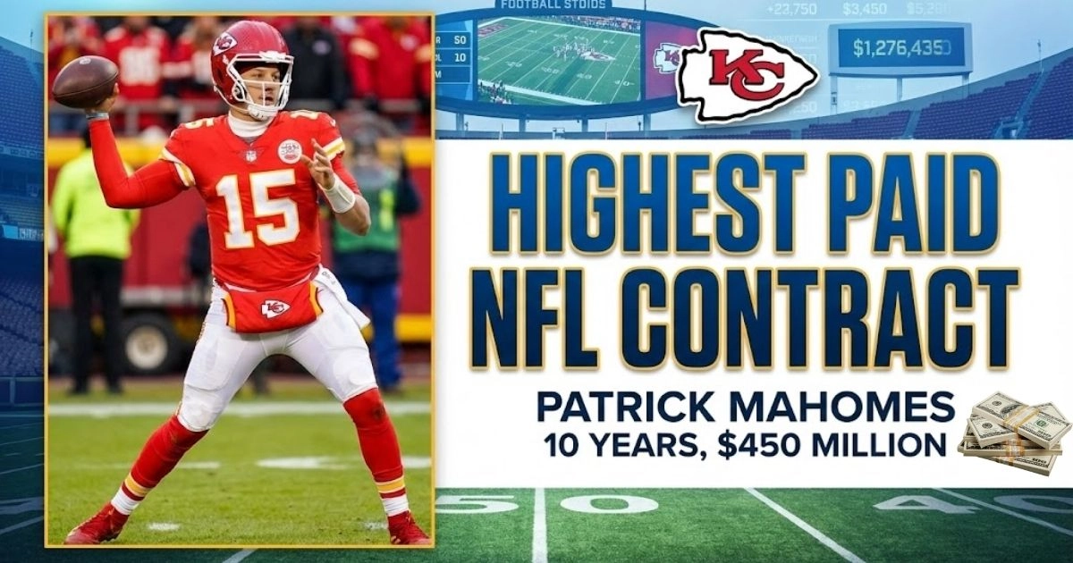 Who has the Highest-Paid NFL Contract Right Now
