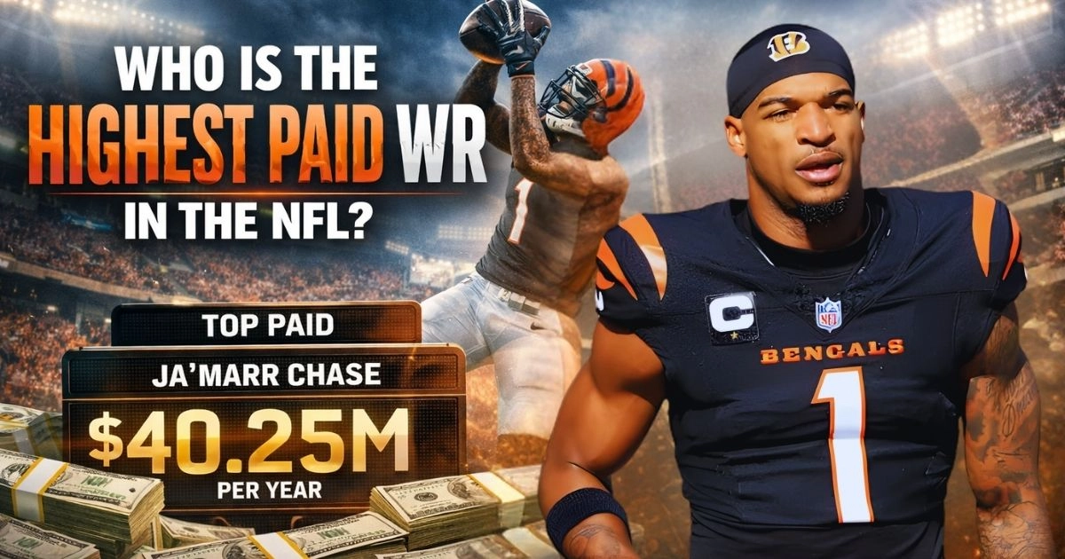 Who Is the highest-paid WR in the NFL