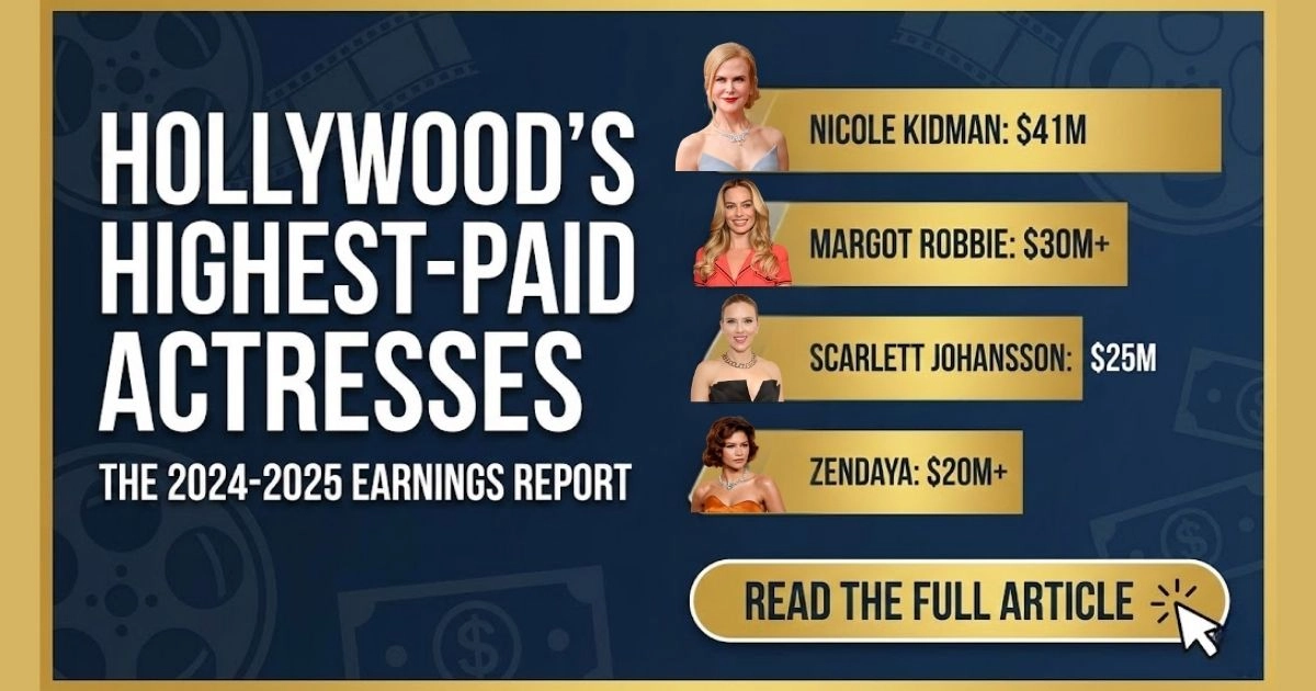 Who is the Highest-Paid Actress in Hollywood Today