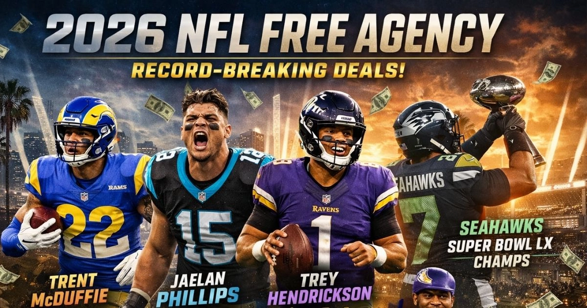2026 NFL Free Agency Is Breaking Records — And It's Only Just Begun