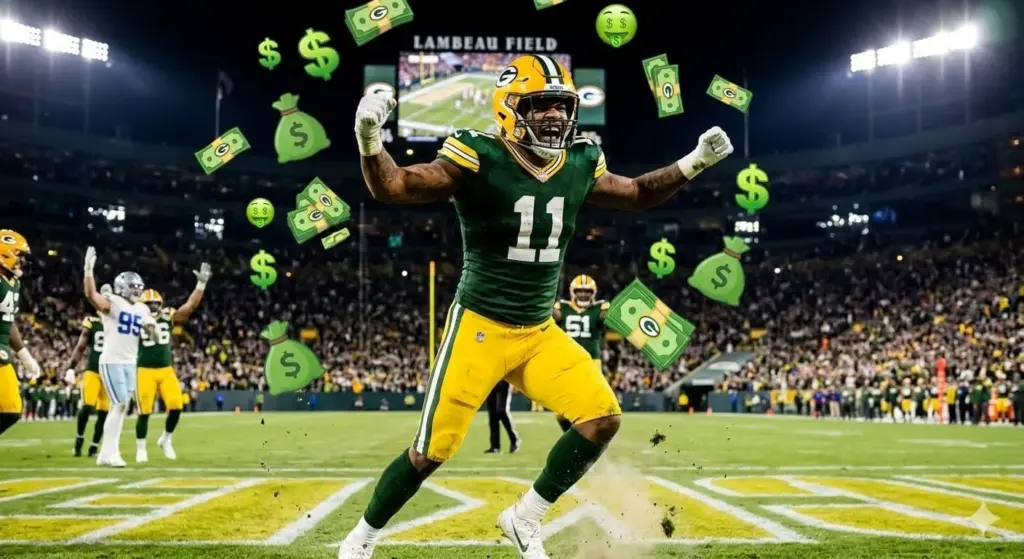 Micah Parsons in a Green Bay Packers uniform