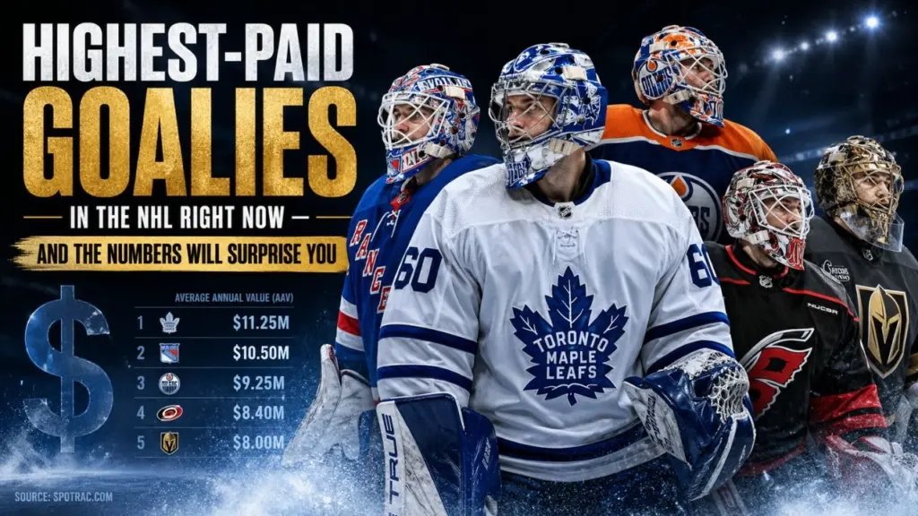 Highest-Paid Goalies in the NHL Right Now — And the Numbers Will Surprise You