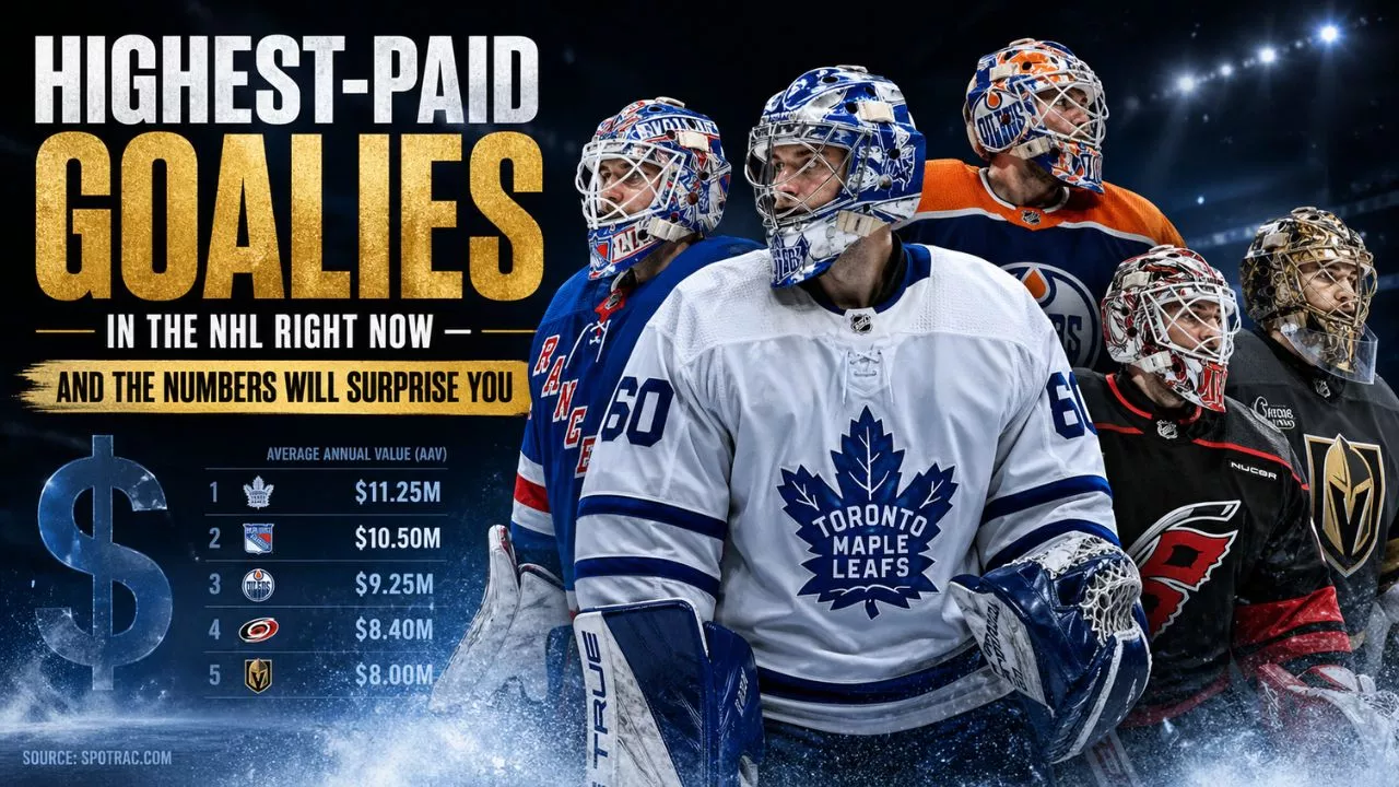 Highest-Paid Goalies in the NHL Right Now — And the Numbers Will Surprise You