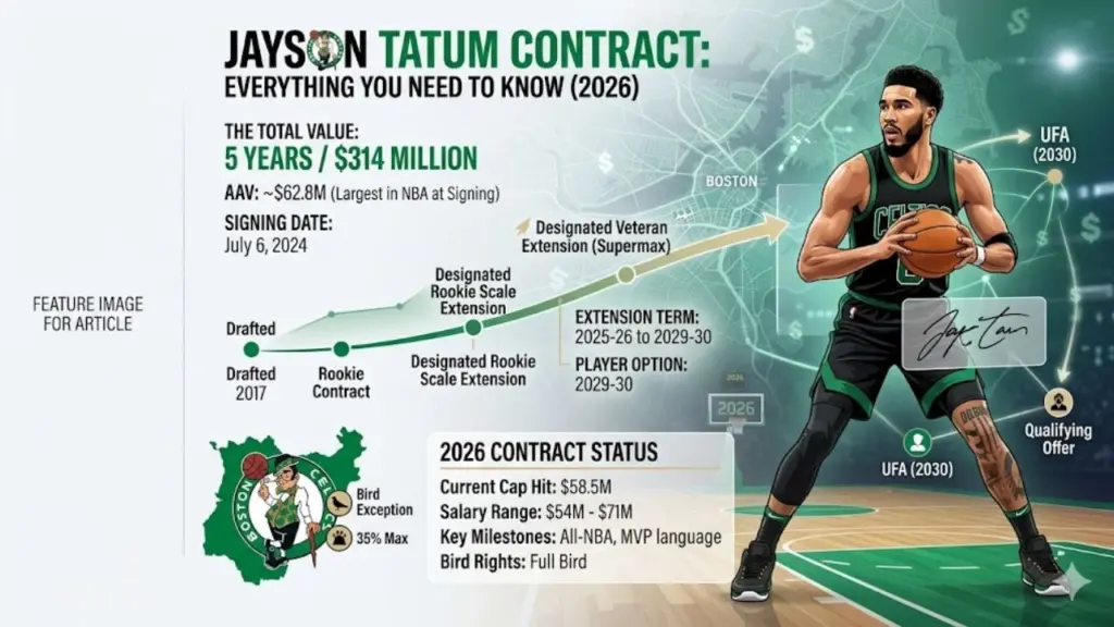 What Was Tatum's Previous Contract